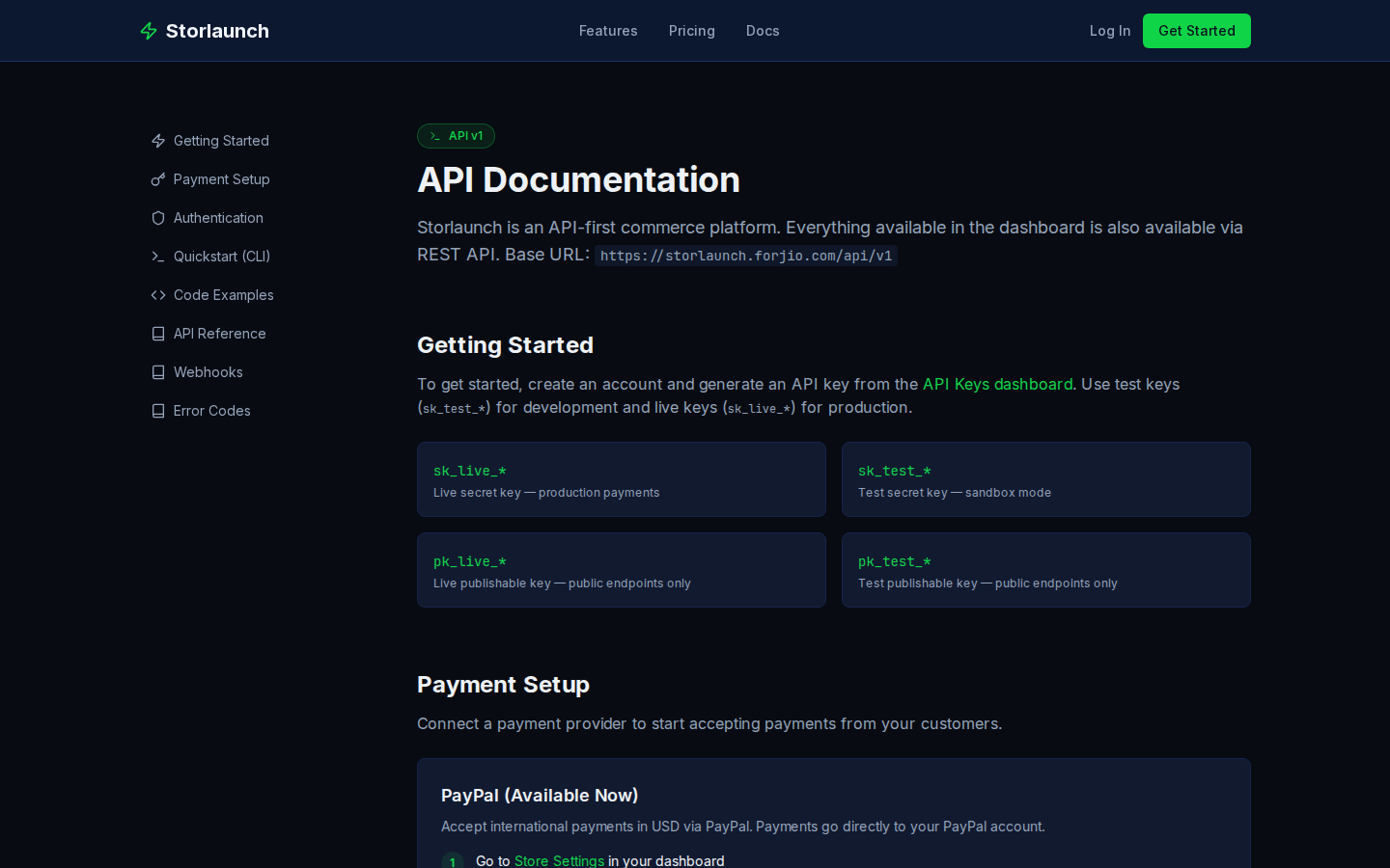 CLI + REST API screenshot